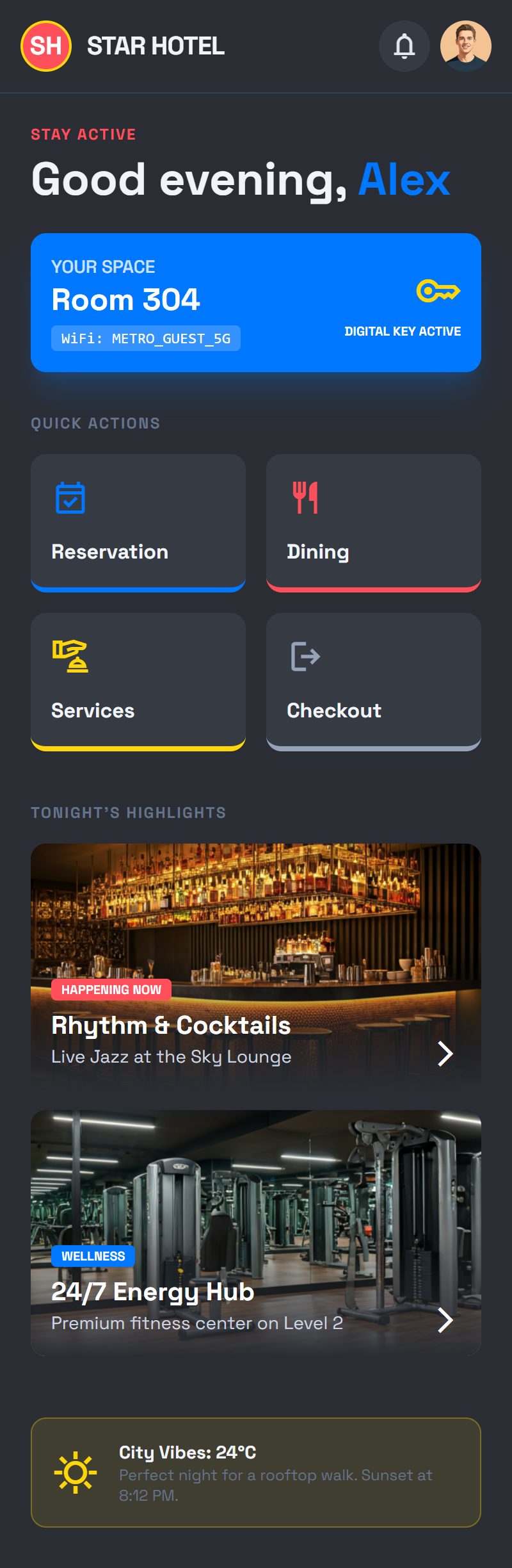StayPilot dashboard preview